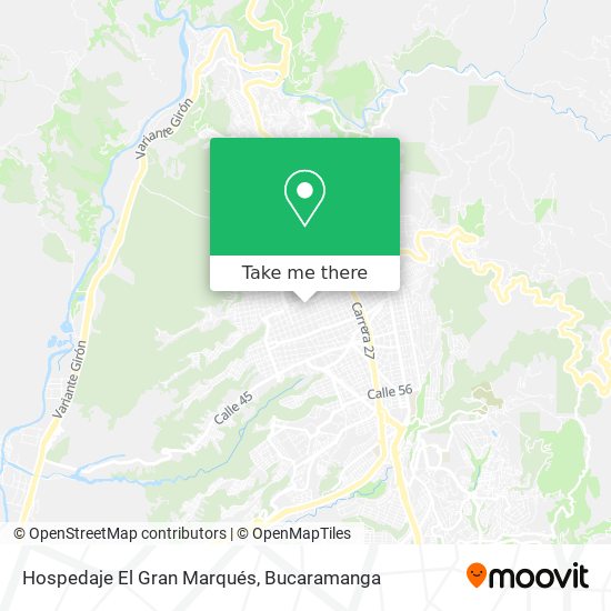 Mapa de Hospedaje El Gran Marqués