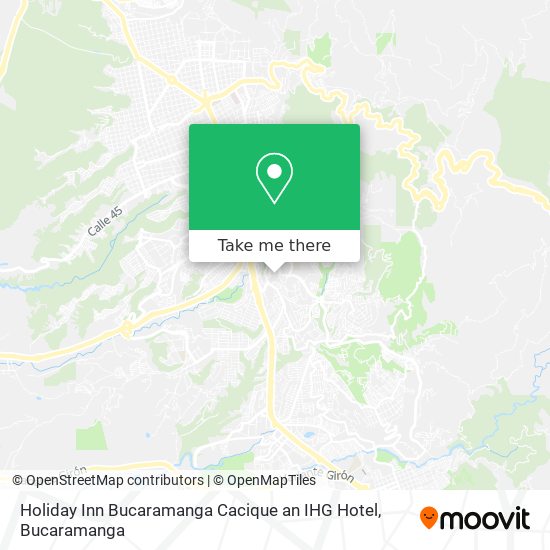 Holiday Inn Bucaramanga Cacique an IHG Hotel map