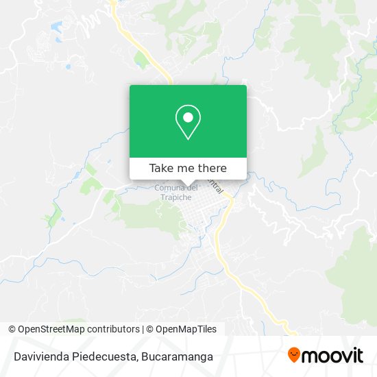 Davivienda Piedecuesta map