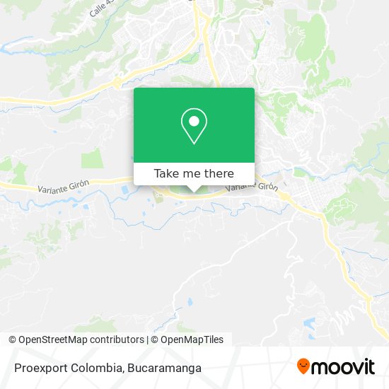 Proexport Colombia map