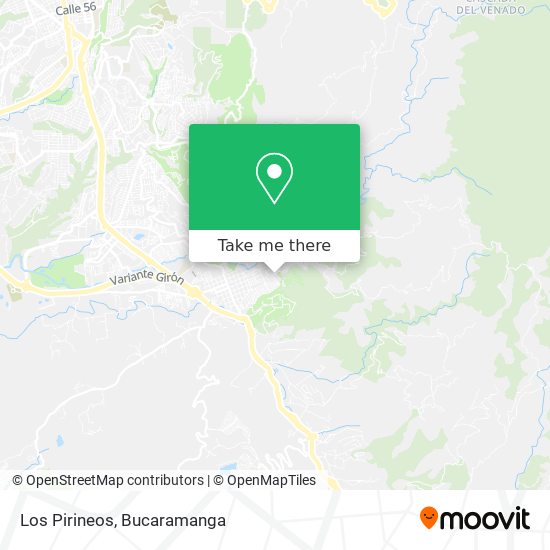 Los Pirineos map