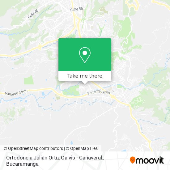 Mapa de Ortodoncia Julián Ortíz Galvis - Cañaveral.