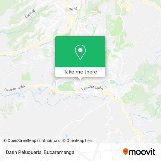 Dash Peluquería map