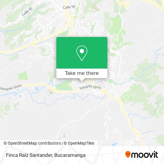 Finca Raíz Santander map
