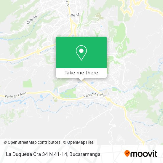 La Duquesa Cra 34 N 41-14 map
