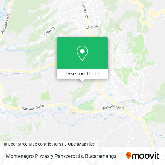 Montenegro Pizzas y Panzzerottis map