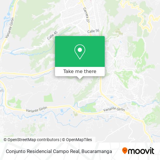 Conjunto Residencial Campo Real map