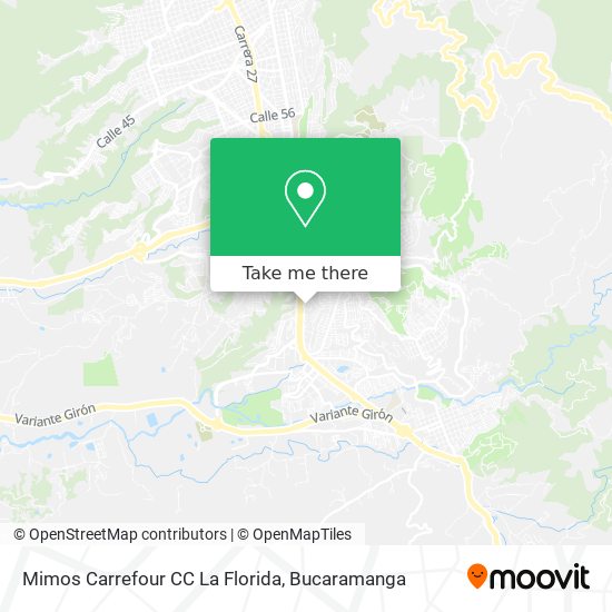 Mapa de Mimos Carrefour CC La Florida