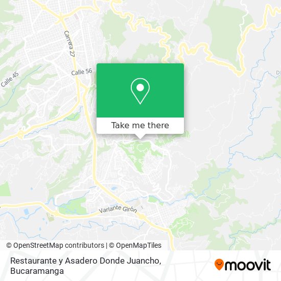 Mapa de Restaurante y Asadero Donde Juancho