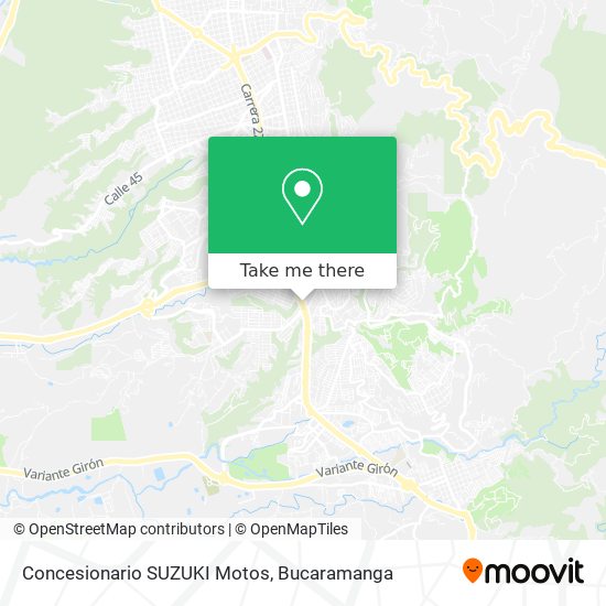 Concesionario SUZUKI Motos map