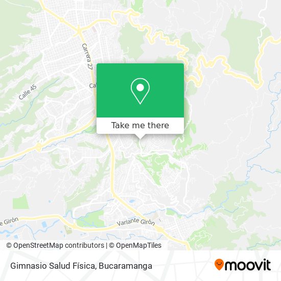 Gimnasio Salud Física map