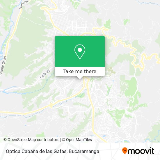 Mapa de Optica Cabaña de las Gafas