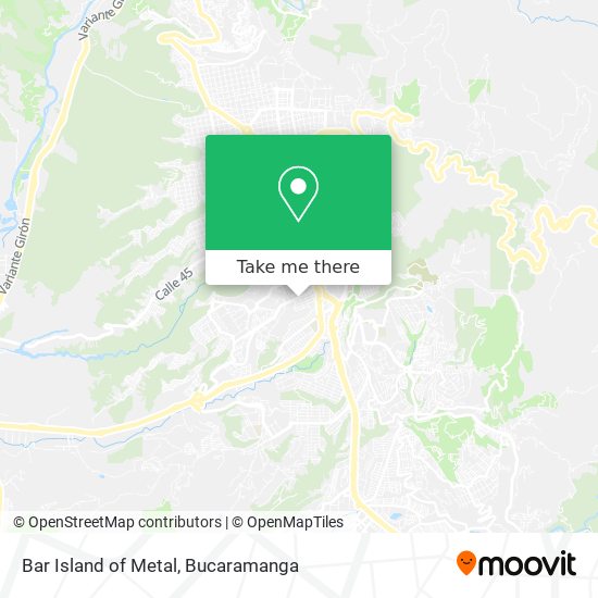 Bar Island of Metal map