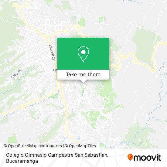 Colegio Gimnasio Campestre San Sebastian map