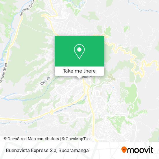 Buenavista Express S a map