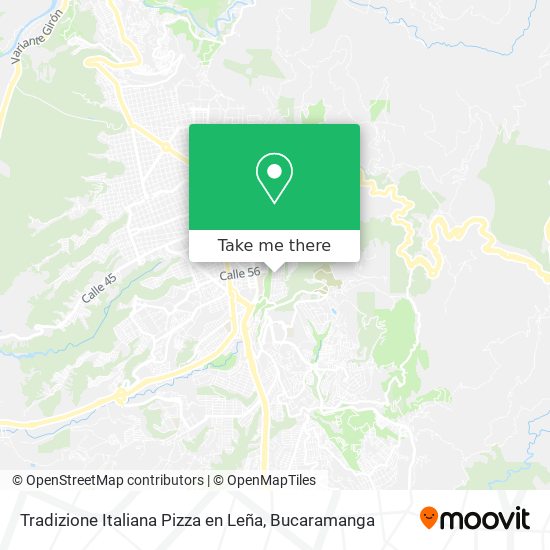 Tradizione Italiana Pizza en Leña map