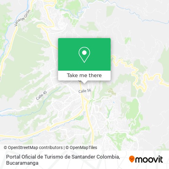 Portal Oficial de Turismo de Santander Colombia map