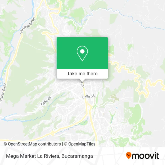 Mega Market La Riviera map