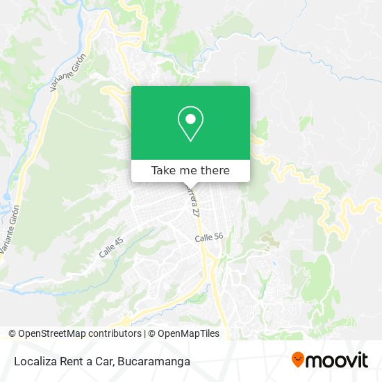 Localiza Rent a Car map