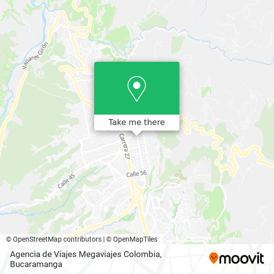 Agencia de Viajes Megaviajes Colombia map