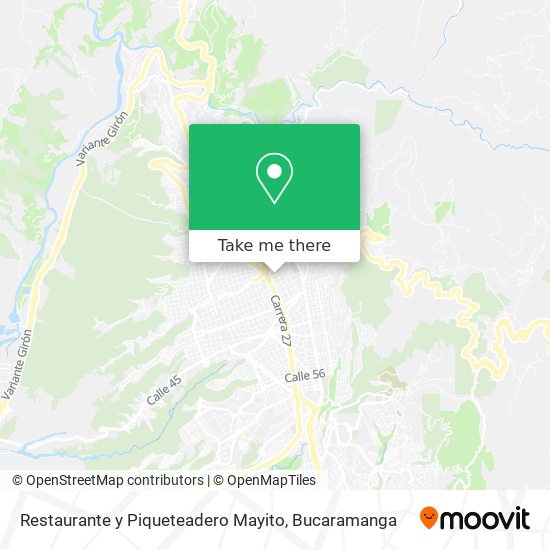 Mapa de Restaurante y Piqueteadero Mayito