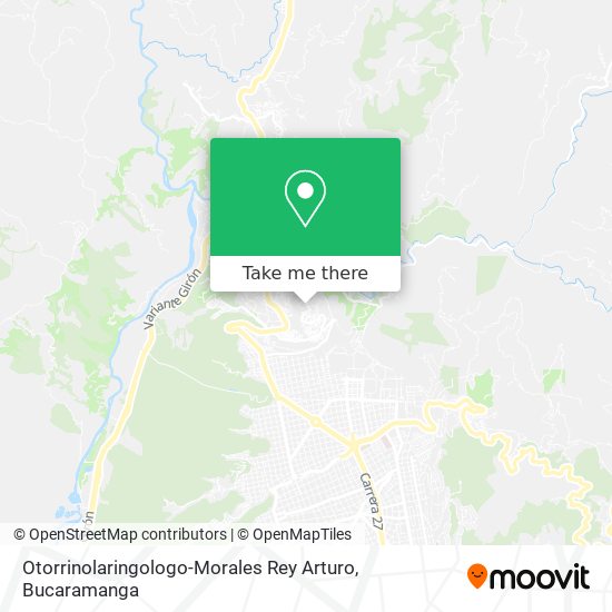 Otorrinolaringologo-Morales Rey Arturo map