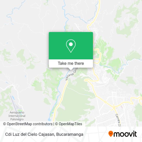 Cdi Luz del Cielo Cajasan map