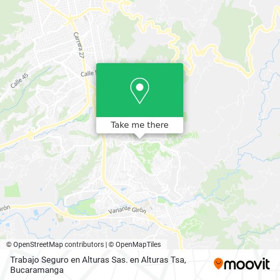 Trabajo Seguro en Alturas Sas. en Alturas Tsa map