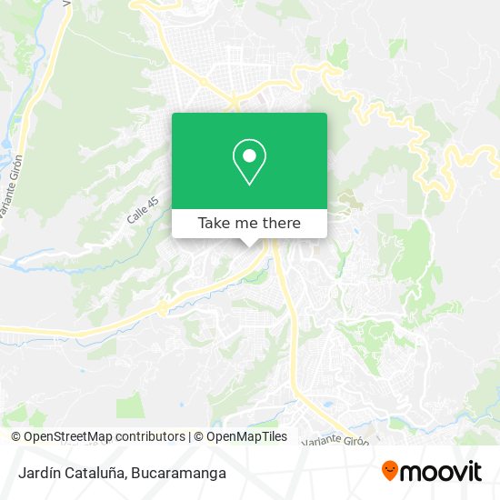 Jardín Cataluña map