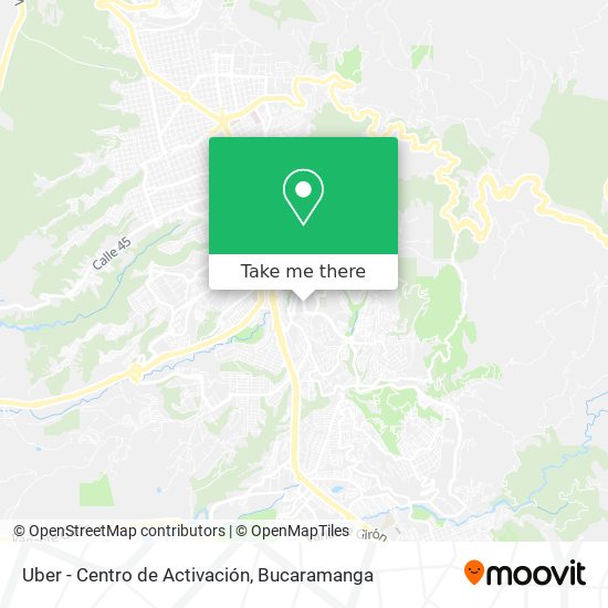 Mapa de Uber - Centro de Activación