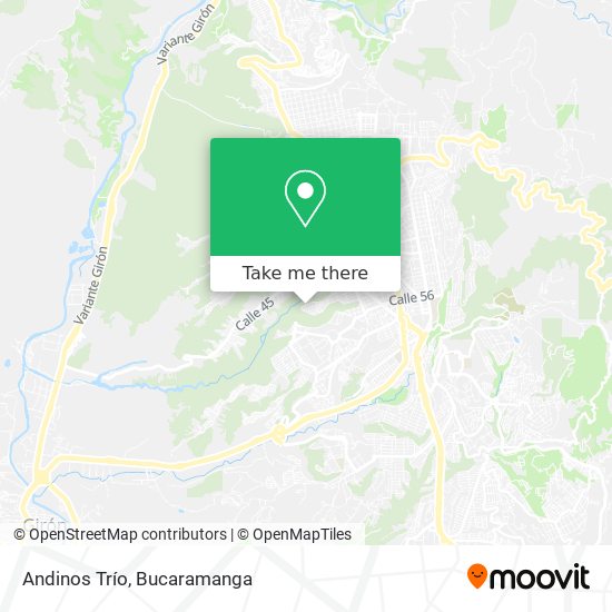 Andinos Trío map