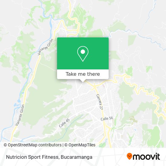 Nutricion Sport Fitness map