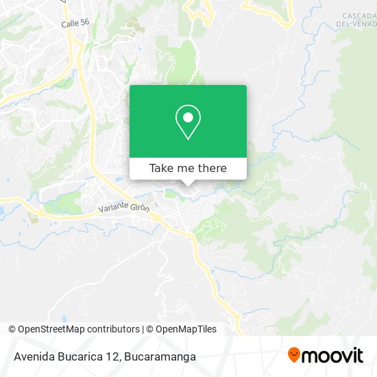 Mapa de Avenida Bucarica 12