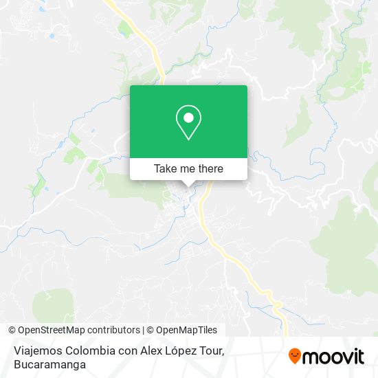Viajemos Colombia con Alex López Tour map