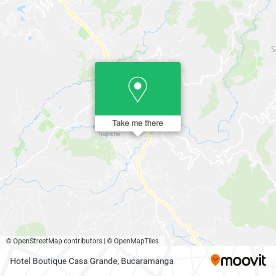 Hotel Boutique Casa Grande map