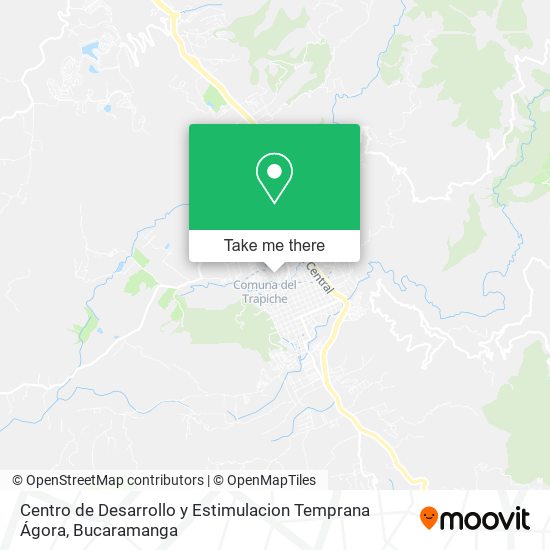 Mapa de Centro de Desarrollo y Estimulacion Temprana Ágora