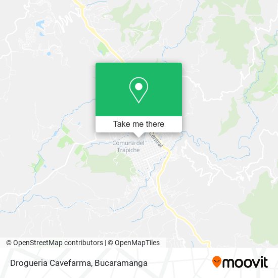 Drogueria Cavefarma map