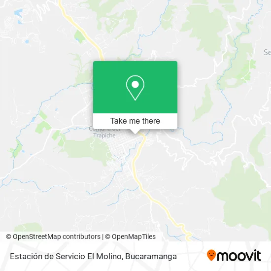Estación de Servicio El Molino map