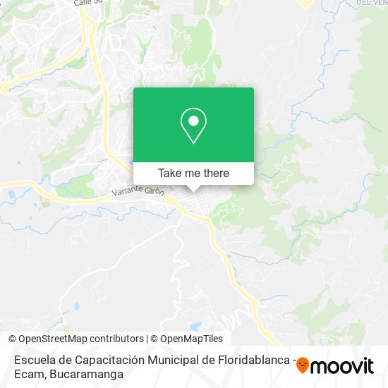 Escuela de Capacitación Municipal de Floridablanca - Ecam map