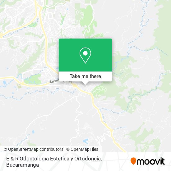 Mapa de E & R Odontología Estética y Ortodoncia