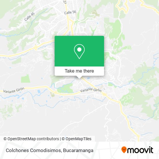 Colchones Comodisimos map