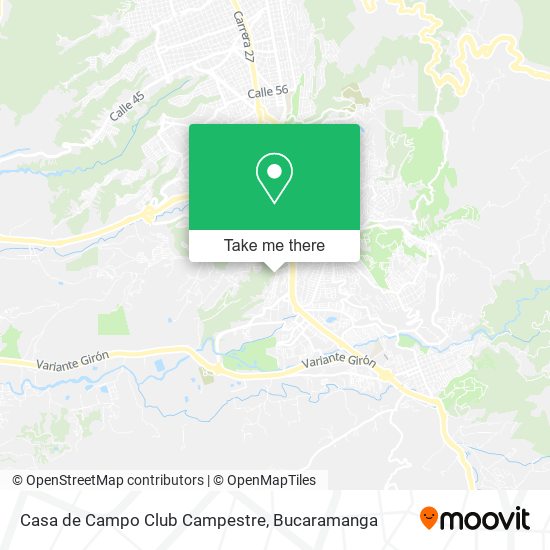 Casa de Campo Club Campestre map
