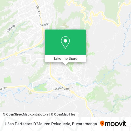 Mapa de Uñas Perfectas D'Mauren Peluqueria