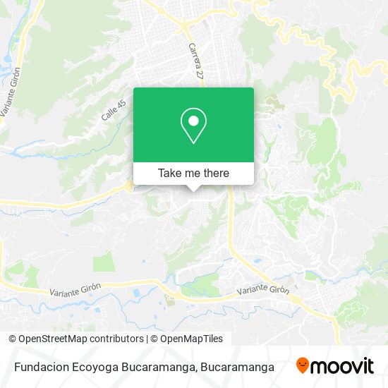 Fundacion Ecoyoga Bucaramanga map