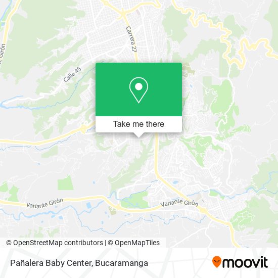 Pañalera Baby Center map