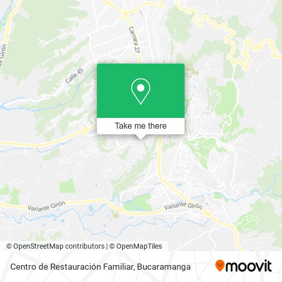 Centro de Restauración Familiar map