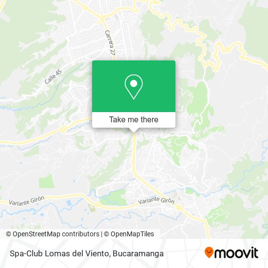 Spa-Club Lomas del Viento map