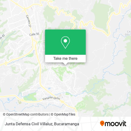Mapa de Junta Defensa Civil Villaluz