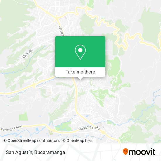 Mapa de San Agustín
