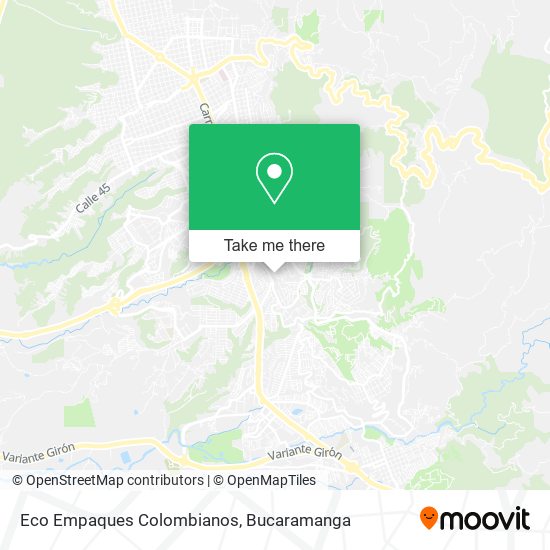 Eco Empaques Colombianos map